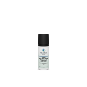 Flasche mit Hyaluron- und Aloe-Vera-Pflege für Männer, Gel-Textur, markiert mit "ARMONIA Apotheken"