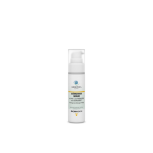 Flasche mit einem stärkenden Serum von Armonia, das Anti-Rötungen-Pflege verspricht, sie enthält Pro- und Präbiotika.