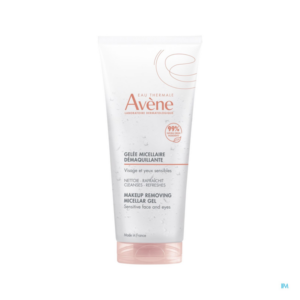 Eine Tube Gelée Micellaire von Avène für die sanfte Reinigung von Gesicht und Augen, 99% natürliche Inhaltsstoffe.