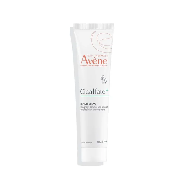 Tube Cicalfate+ Repair-Creme für empfindliche, irritierte Haut, 40 ml, mit beruhigenden Eigenschaften.