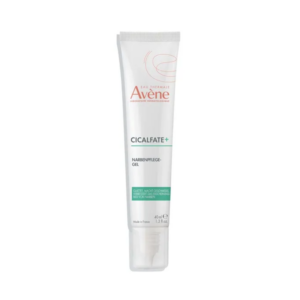 Tube mit CICALFATE+ Narbenpflege-Gel von Avène, 40 ml Inhalt, zur Verbesserung des Erscheinungsbildes von Narben.
