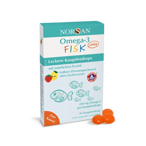 Norsan Omega-3 FISK Jelly Kids